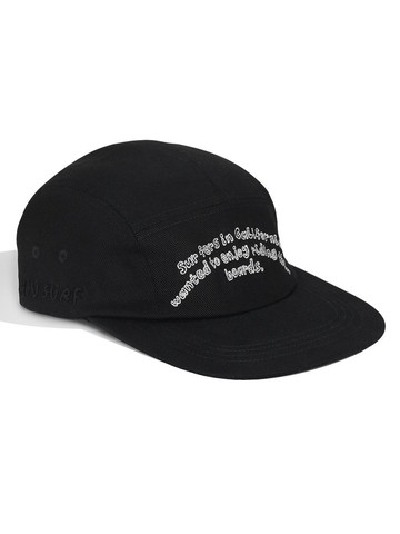 Surfer Cotton Camp Cap [Black] (9319)