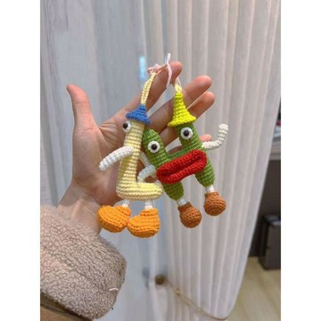 手工藝🍋26字母手工鉤針編織diy包包掛件情侶名字鑰匙扣閨蜜同款材料包手縫鉤針材料包 手作姐們打發時間毛線編織材料包