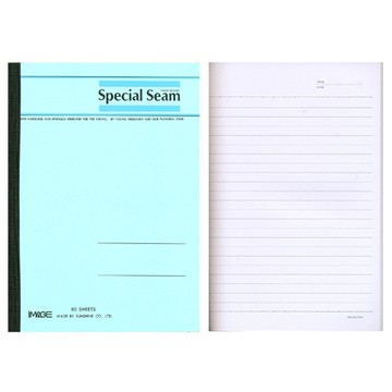 CHA SHIN 加新 80125100 25K藍色平裝固頁橫線筆記本/記事本 100張入 152x212mm