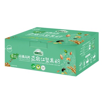 統一生機 有機高纖高鈣亞麻仁堅果粉  25g  30包  1盒