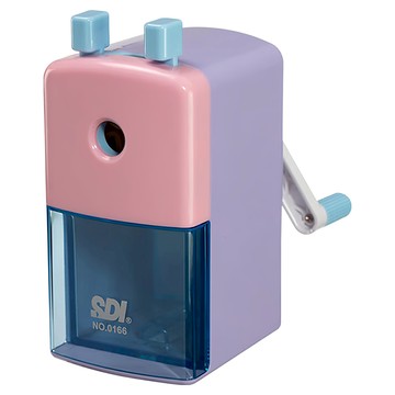 SDI 手牌 輕鬆轉大小通吃可調式削鉛筆機  顏色隨機  1個