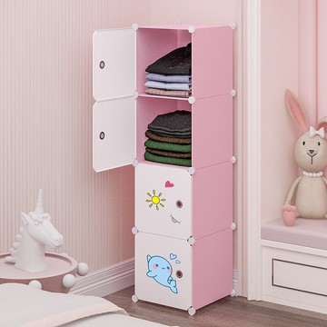 簡易衣柜家用臥室兒童衣服儲物柜子小戶型宿舍布衣櫥出租房收納柜