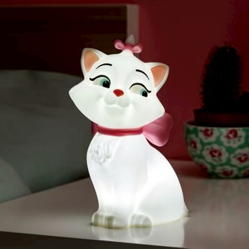 【Paladone UK】Disney 迪士尼 富貴Marie瑪麗貓3D立體造型夜燈  發光小夜燈 瑪麗貓