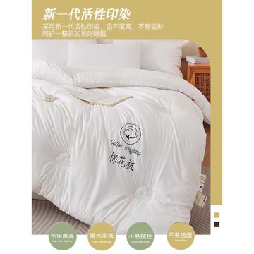 新疆棉花被子全棉冬被棉被冬季加厚保暖純棉花被芯單人春秋被棉絮