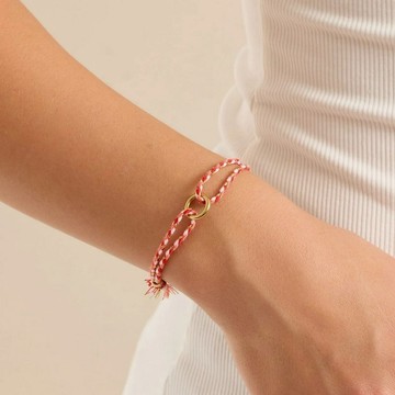 Pura Vida 美國手工 FRIENDSHIP RING 摯友圓環紅色編織衝浪手環