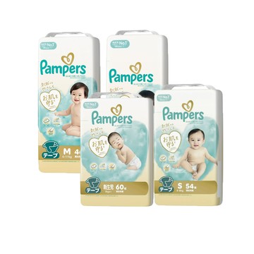 【蝦皮直營】Pampers幫寶適 黏貼型尿布(NB/S/M/L) 最新款 日本境內