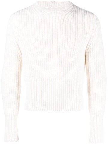 Thom Browne - checked cashmere polo shirt - men - Cashmere - 2 - White