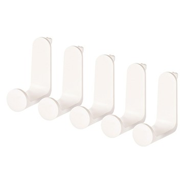 得力Deli洞洞板配件/XDM55/L型掛鉤/5個