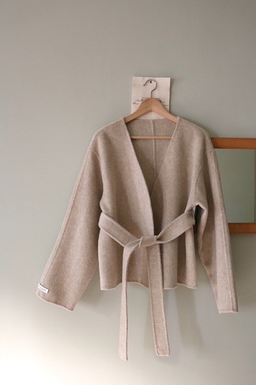 Jules Jacket升級版 -喀什米爾羊毛手縫繭型短大衣 多色可選