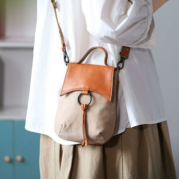 復古帆布挎包032703