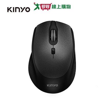 KINYO 2.4GHz無線滑鼠GKM-915B-黑【愛買】