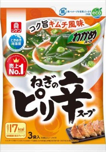 リケン わかめスープ ねぎのピリ辛スープ 6.7g×3袋×10袋