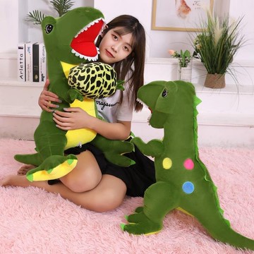 玩偶 恐龍毛絨玩具霸王龍公仔男孩睡覺抱枕玩偶布娃娃女生兒童生日禮物TW