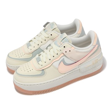 [ACS] Nike 休閒鞋 Wmns Air Force 1 Shadow 女鞋 拼接 解構 椰奶 粉紅 AF1 DZ1847-105