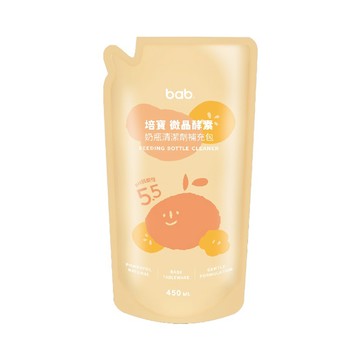 bab 培寶 微晶酵素奶瓶清潔劑補充包 450ml  1包
