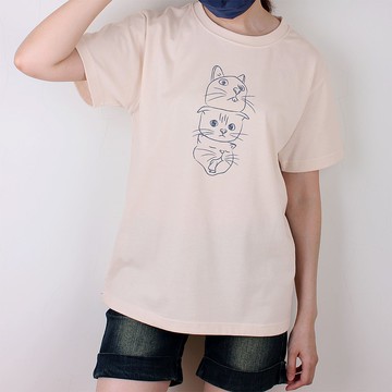 【斑貴妃】吃x萌x睡  短T/女上衣/男T恤/T-Shirt