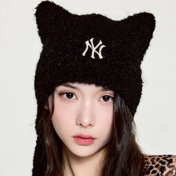 【預購】iSNEAKERS｜ MLB 貓耳毛帽綁帶款 3色