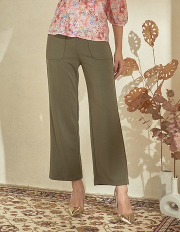 ★【喜芝梅】工裝典範 圓扣灰色寬鬆型型休閒長褲(兩色；M-2L) 225960763