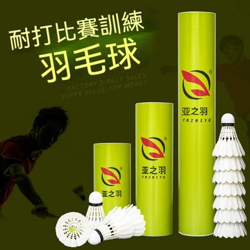 🔥台灣現貨🔥免運費👍練習羽球 羽毛球  12入裝 6顆裝 3只裝 軟木頭 鴨毛 戶外運動 露營休閑 練習球 訓練羽球