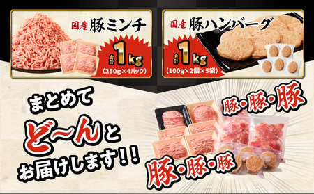 国産豚肉バラエティセット4.5kg 