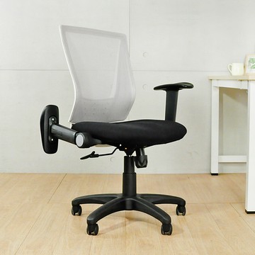 概念家居  輕色調腰感透氣電腦椅 辦公椅 升降椅 一體成型 網背透氣椅 w592