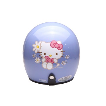 EVO 安全帽 CA-310M Hello Kitty 小花KT 紫色 半罩 半拆洗 卡通圖案 正版授權