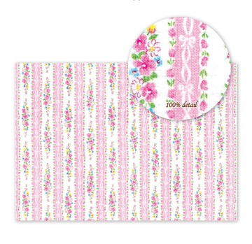 Bijou 粉紅包裝紙/剪貼簿紙/25 張 A4 尺寸