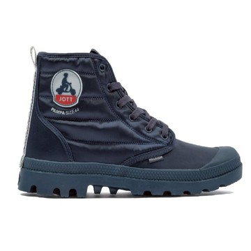 PALLADIUM PAMPA HI DARE RHONA 隆河聯名 海軍藍 男款 羽絨鞋面 防潑水 79204400