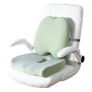 HONDONI 5D護腰記憶靠墊加坐墊  森林綠  880g