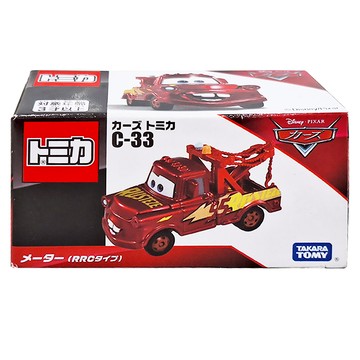 TAKARA TOMY TOMICA C-33  紅色  8 x 4 x 4cm  1盒