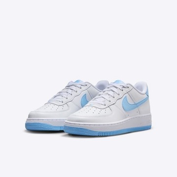 S.G Nike Air Force 1 Lv8 FV5948-107 大童 休閒鞋 運動 經典 AF1 低筒 白 水藍