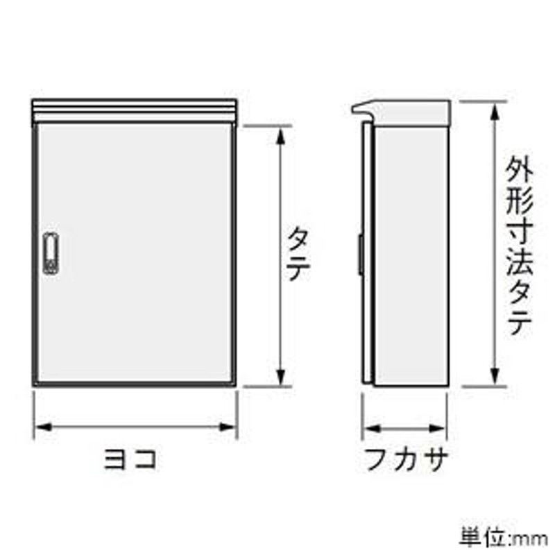 オンライン限定商品 屋外用制御盤キャビネット OR 日東工業 OR20-811