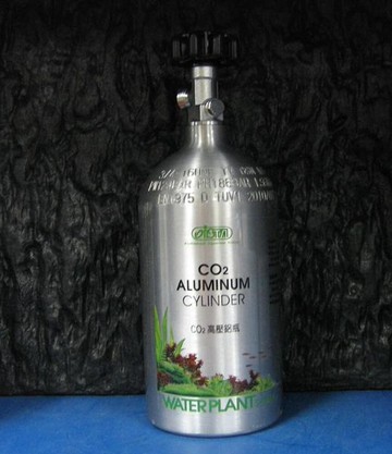 【西高地水族坊】ISTA伊士達 CO2高壓鋁瓶. 1.6L側開頭. TUV安全認證