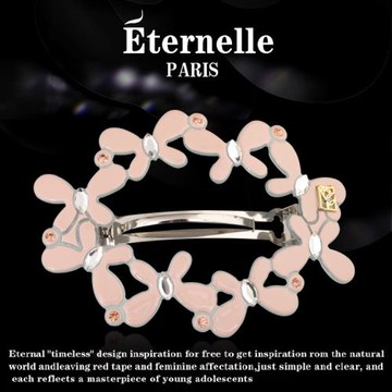 法國永恒時尚發飾 歐美個性頭飾品時尚奧地利水晶邊夾生日禮物