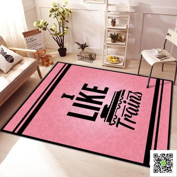 地毯  ins客廳茶幾地毯臥室滿鋪床邊毯女生房間粉色可愛少女心家用地墊 歐歐流行館