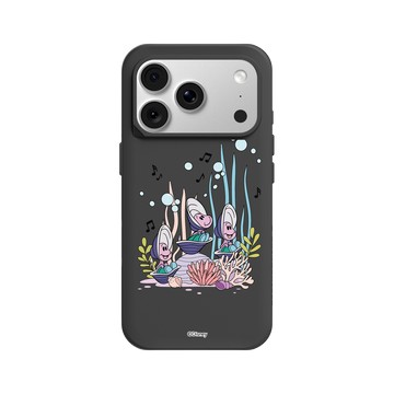iPhone 18 Pro SolidX 黑 - 迪士尼-經典系列 Disney Classics - 愛麗絲夢遊仙境 - 牡蠣寶寶珊瑚場景