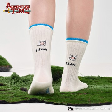 【FOOTER除臭襪】探險活寶-阿寶襪(AT01-白色)