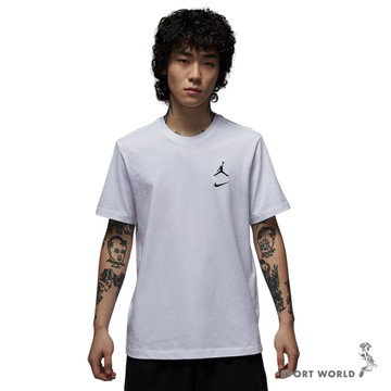 Nike 短袖上衣 男裝 Jordan 純棉 白【運動世界】IB8915-100