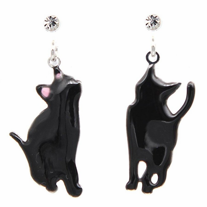 楽天市場】イヤリング ピアス レディース ねこ キャット 猫 cat