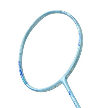 mizuno 羽球拍-附拍袋-羽球拍 空拍  美津濃 淺湖水藍綠