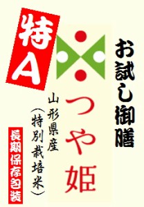 山形県産つや姫 900gパック（長期保存包装済み）