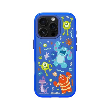 iPhone 16 Pro Clear 激光藍 - 迪士尼-皮克斯 PIXAR - 怪獸電力公司 - 寶寶風角色貼紙