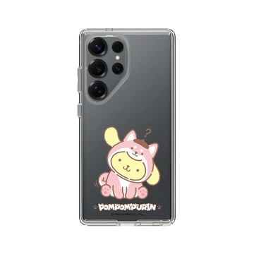 Galaxy S25 Ultra Clear 透明 - 三麗鷗-布丁狗30週年 PomPomPurin (30th Anniversary) - 柴犬變裝