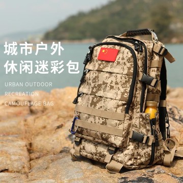 戶外登山雙肩後背包迷彩旅行三級包