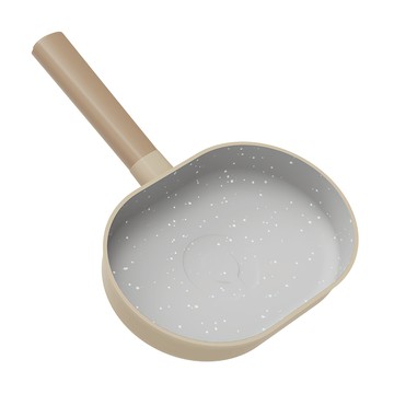 Lanmi 懶米 鈴鐺系列 麥飯石聚油煎鍋 太妃糖  1個  28cm