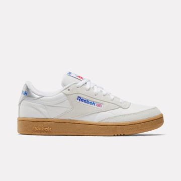 Reebok Club C 85 [100228113] 男 運動休閒鞋 經典 復古 舒適 穿搭 白 灰