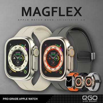 磁吸折疊矽膠錶帶 Apple Watch 11 10 9 8 49 46 45 44 42 41 40 磁吸錶帶 錶帶