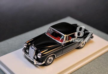 1/87 BREKINA Starmada Benz 220 S 奔馳雙門轎跑車 黑 II