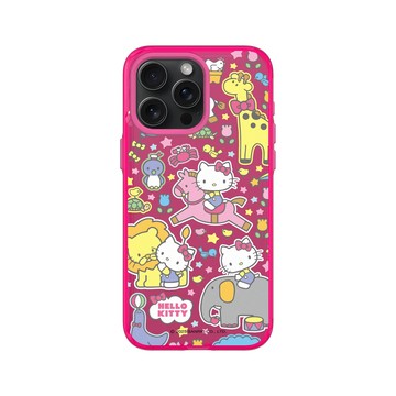 iPhone 15 Pro Max Clear 粉漾桃 - 三麗鷗-Hello Kitty - 樂遊動物園