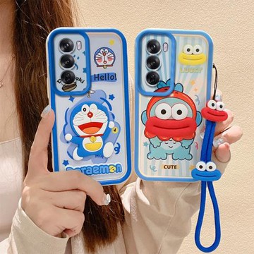 適用OPPO Reno12 5G海外版手機殼氣囊防摔Reno12Pro 5G國際版軟全包邊保護套個性創意立體卡通可愛女新款